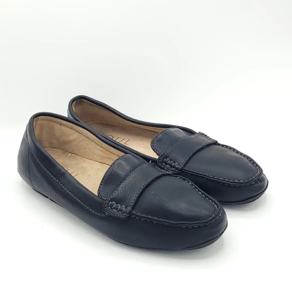 SOUL Naturalizer Seven Loafer Black womens size 8.5